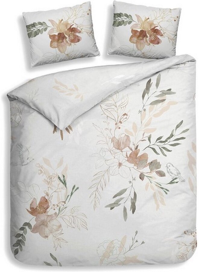 Dekbedovertrek Charlot Creme - Katoensatijn