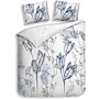 Heckett & Lane Dekbedovertrek Becca Wit - Katoensatijn