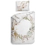 Heckett & Lane Dekbedovertrek Coralline Wit - Katoensatijn