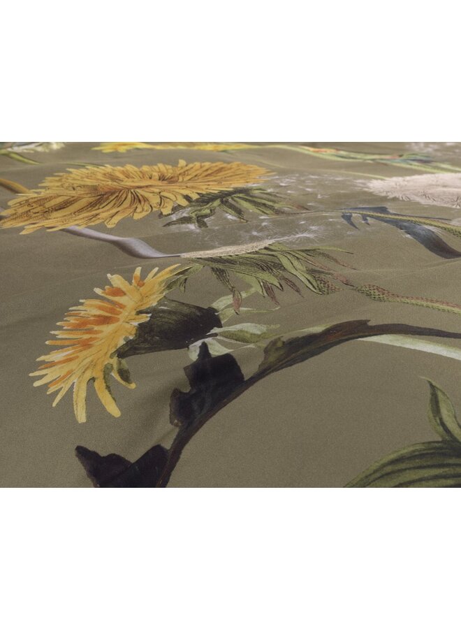 Heckett & Lane Dekbedovertrek Zelena Groen - Twill Katoen