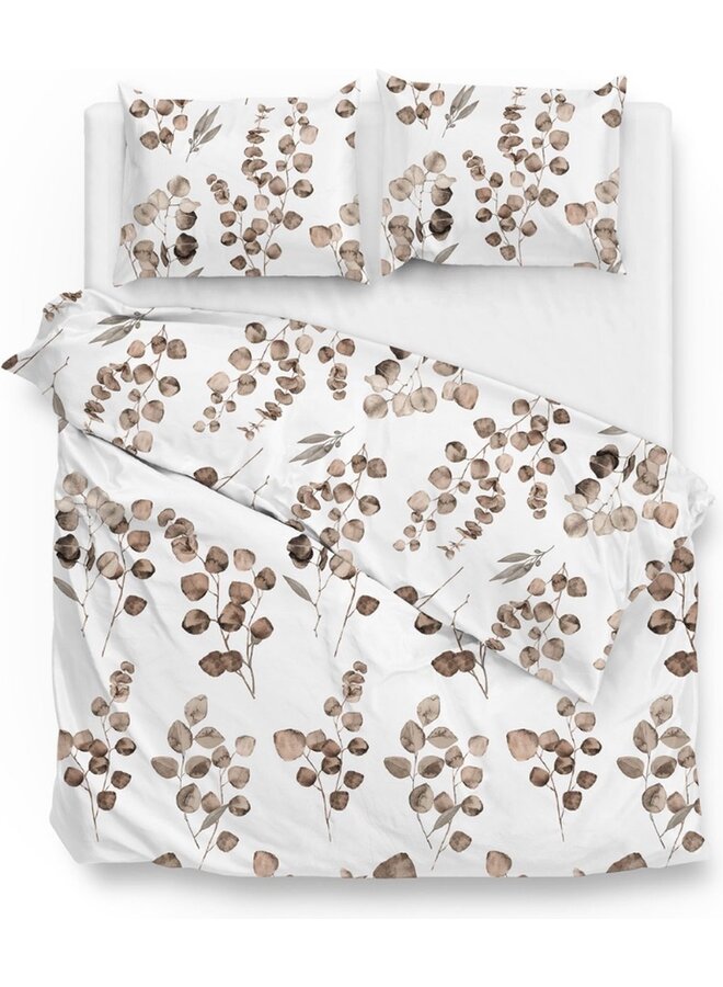 ZO! Home Flanel Dekbedovertrek Wit