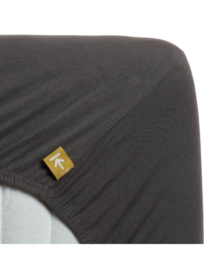 Hoeslaken Topper Antraciet - Jersey