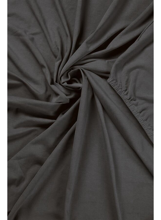 Beddinghouse Hoeslaken Topper Antraciet - Jersey