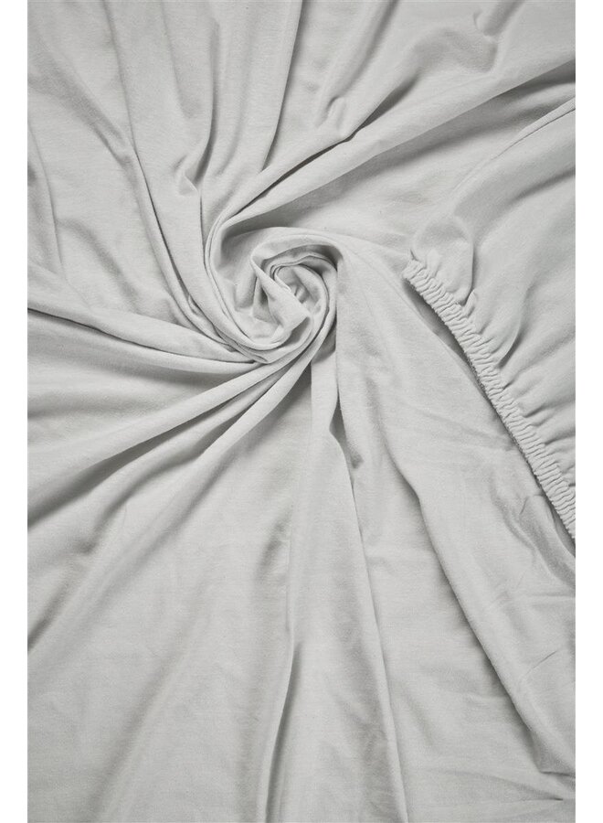 Beddinghouse Hoeslaken Topper Grijs - Jersey