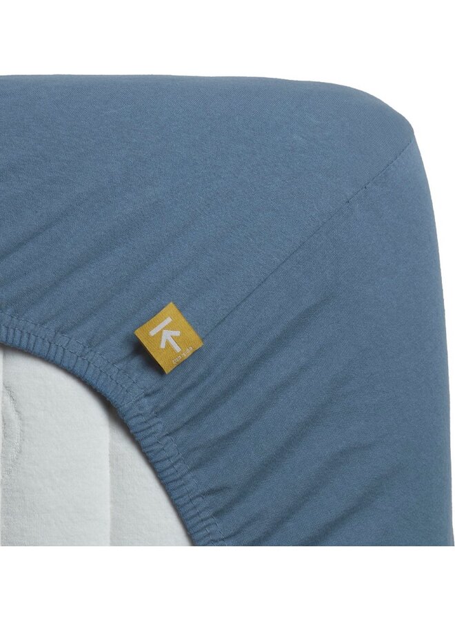 Beddinghouse Hoeslaken Topper Blauw - Jersey