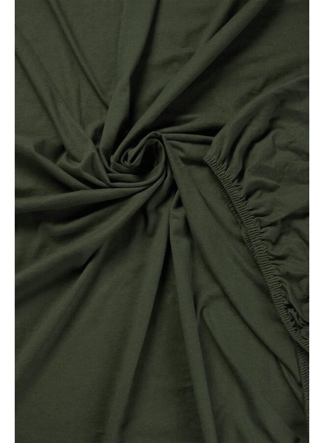 Beddinghouse Hoeslaken Topper Donker Groen - Jersey