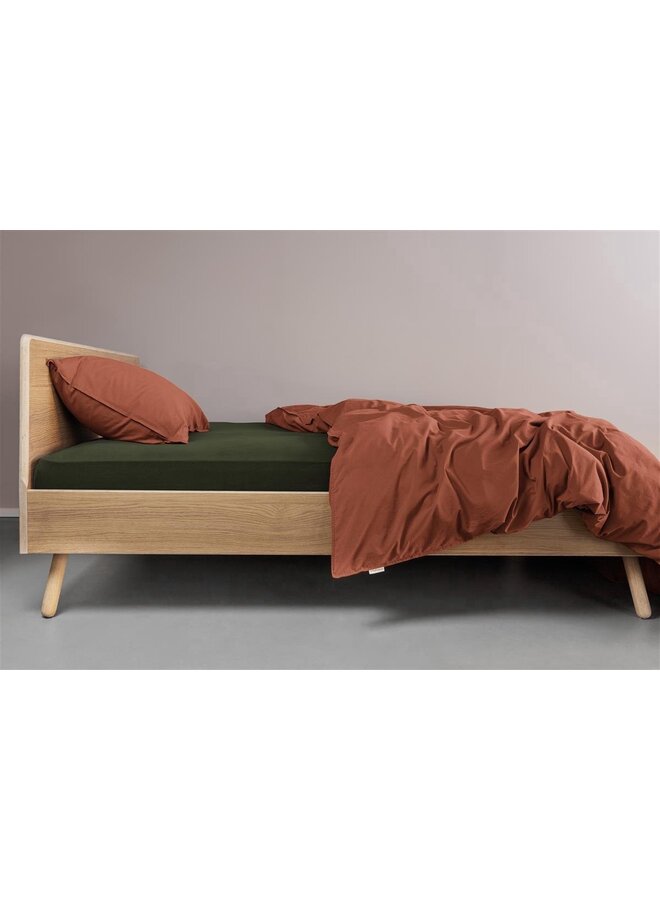 Beddinghouse Hoeslaken Topper Donker Groen - Jersey