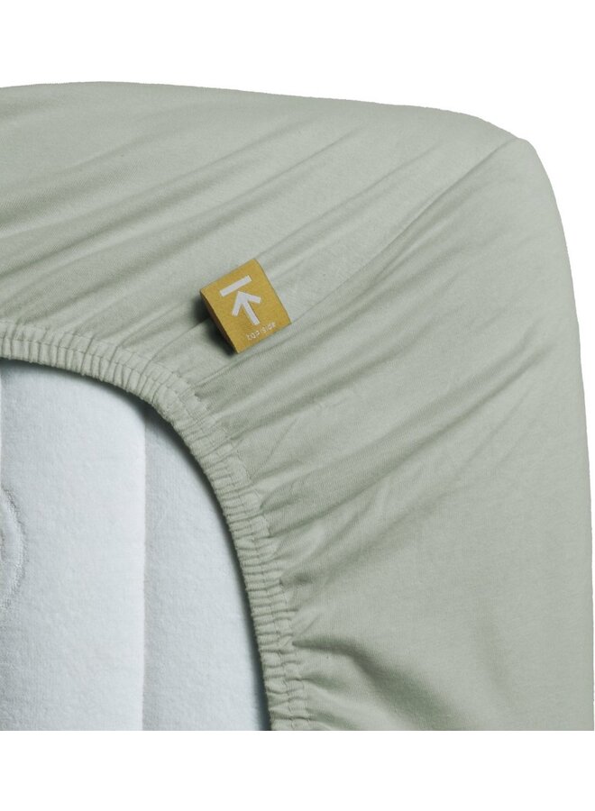 Hoeslaken Topper Licht Groen - Jersey