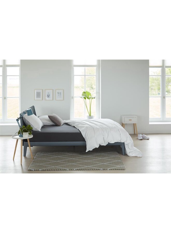 Beddinghouse Hoeslaken Splittopper Antraciet - Jersey