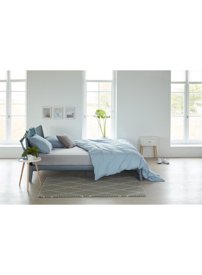 Beddinghouse Hoeslaken Splittopper Grijs - Jersey