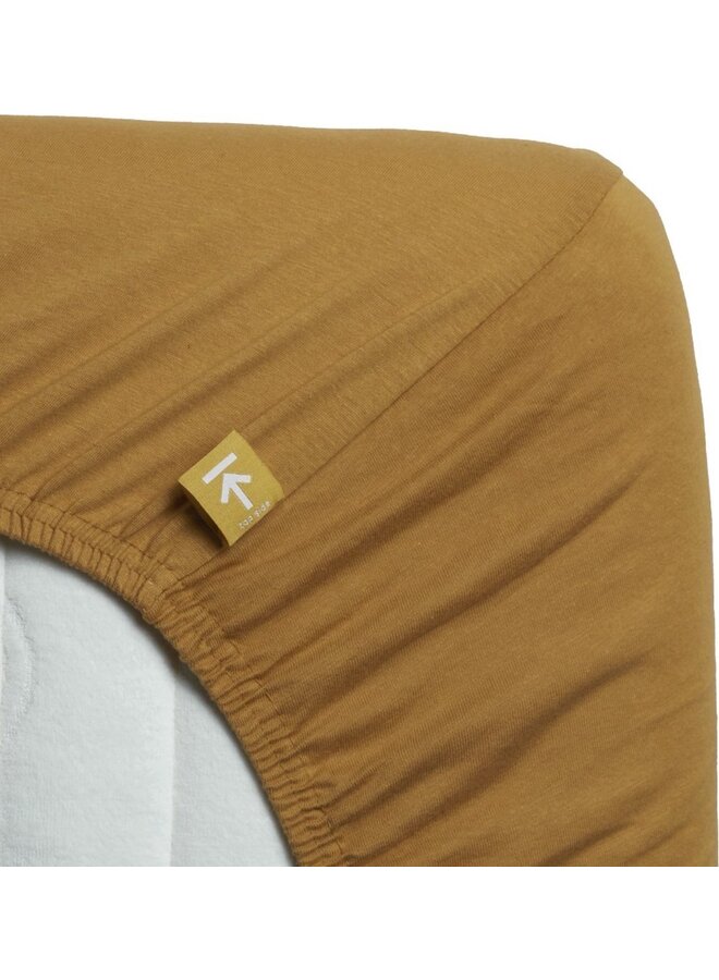 Hoeslaken Splittopper Geel - Jersey