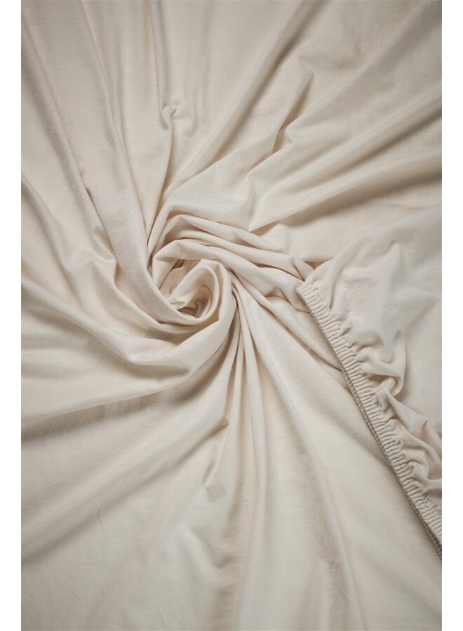 Beddinghouse Hoeslaken Splittopper Naturel - Jersey