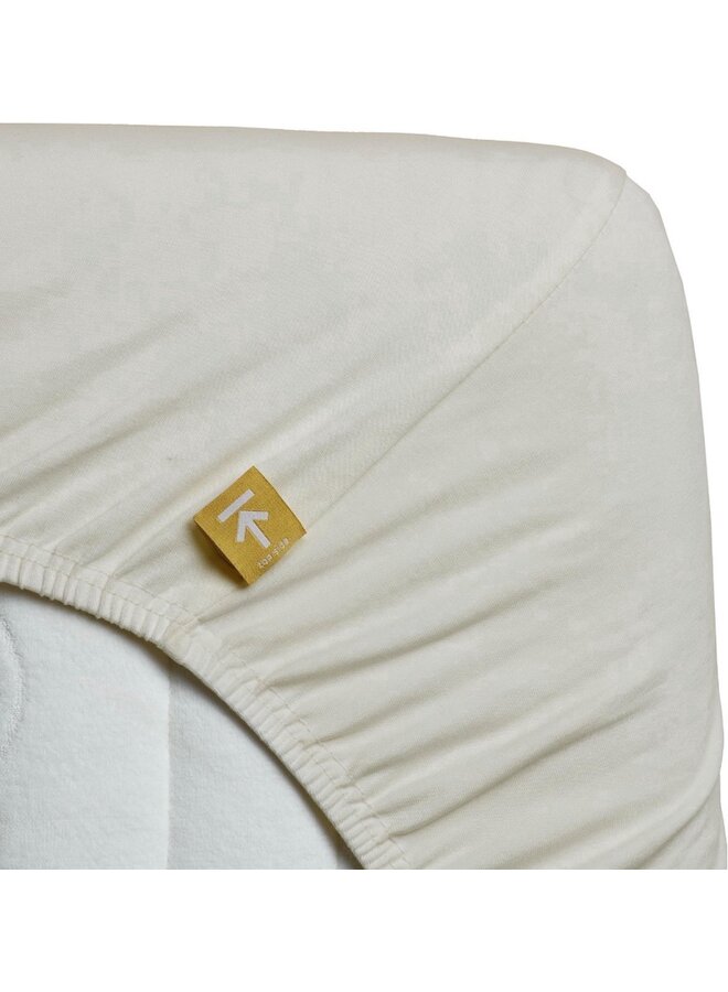 Hoeslaken Creme - Lycra Jersey