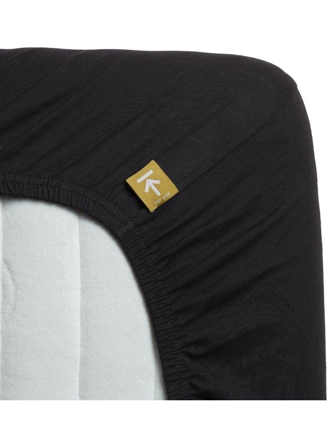 Beddinghouse Hoeslaken Splittopper Zwart - Lycra Jersey