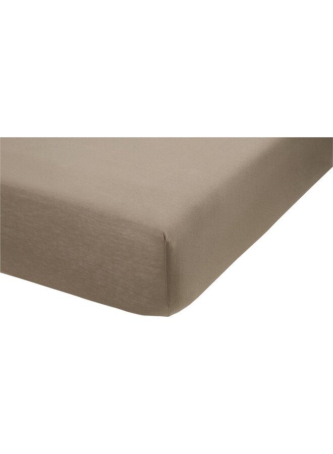 Ambiante Hoeslaken Taupe - Jersey