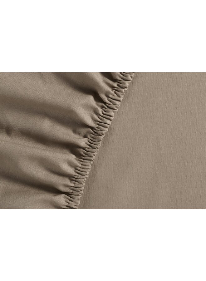 Ambiante Hoeslaken Taupe - Jersey