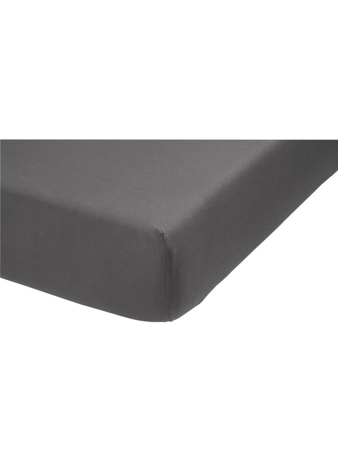 Hoeslaken Splittopper Antraciet - Jersey