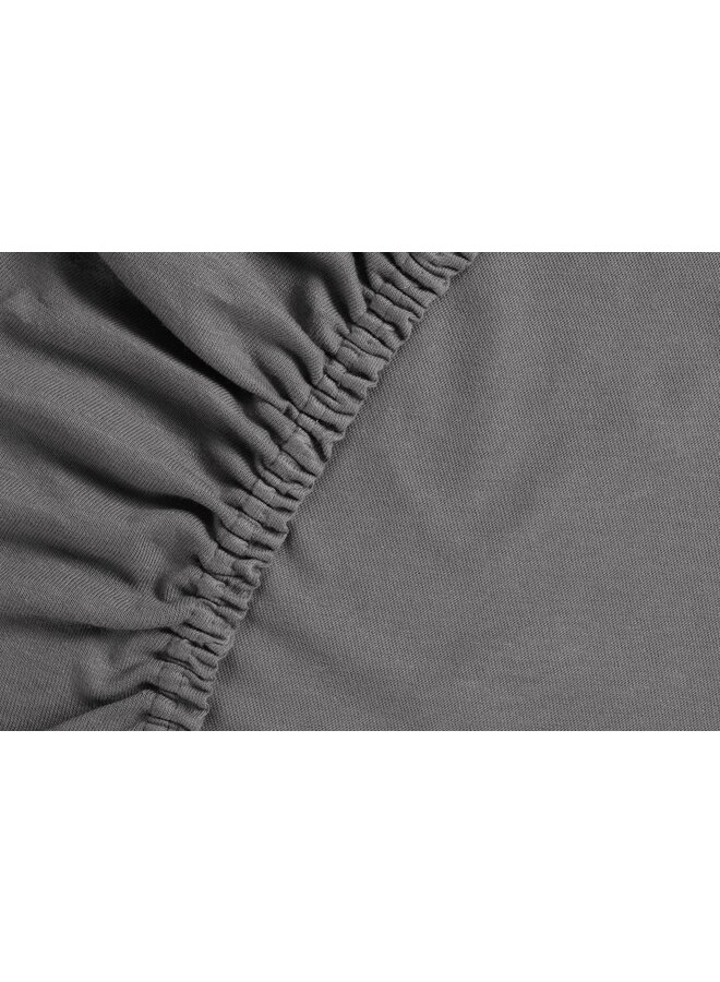 Ambiante Hoeslaken Topper Antraciet - Jersey