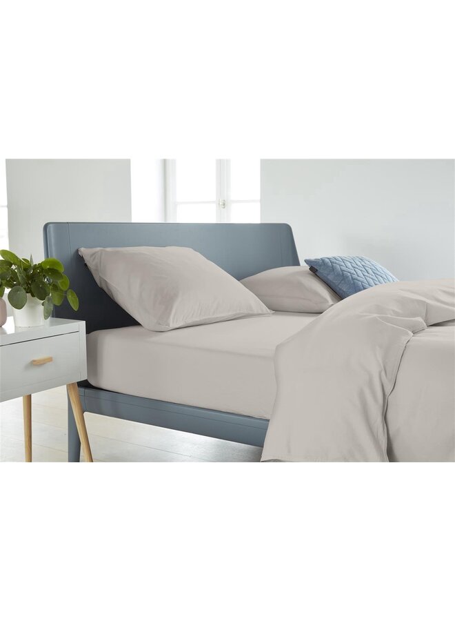 Ambiante Hoeslaken Zand - Bamboe Katoen