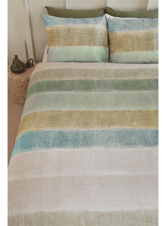 Ariadne At Home Dekbedovertrek Soft Linen Mutli - Katoen