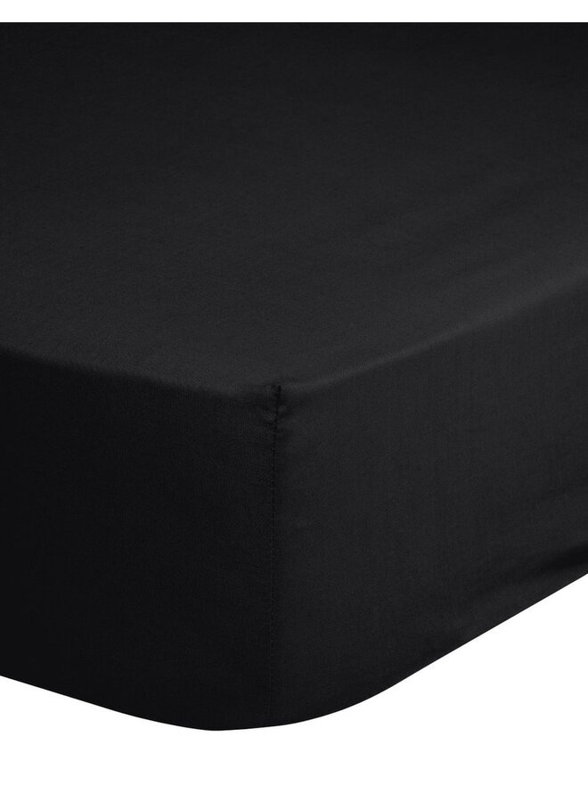 Hoeslaken Zwart - Jersey