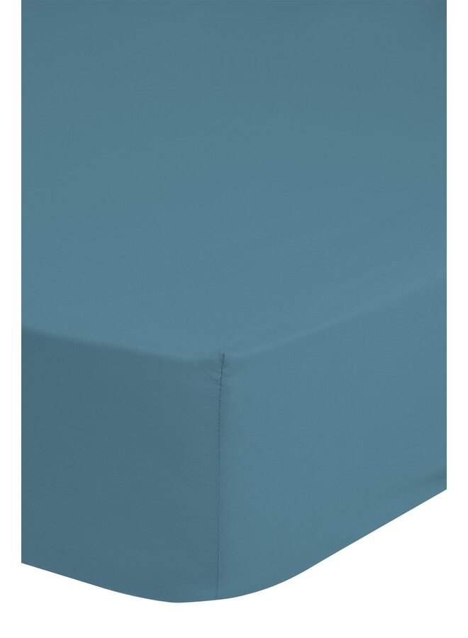 Good Morning Katoen Hoeslaken Blauw