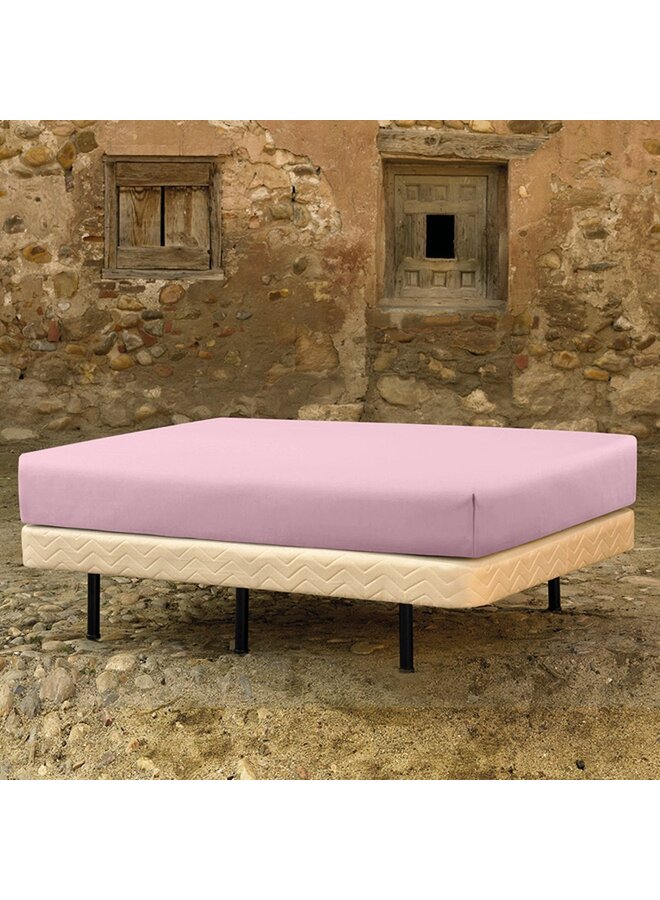 Cascina Colorini Hoeslaken Roze - Egyptisch Percale Katoen