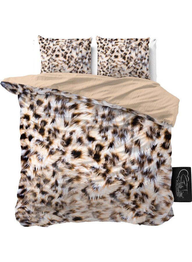 Dekbedovertrek Cheetah Skin Taupe - Katoen PL3