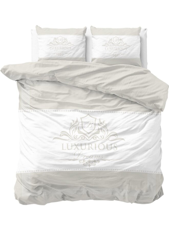 Dremahouse Dekbedovertrek Luxurious Creme - Katoen