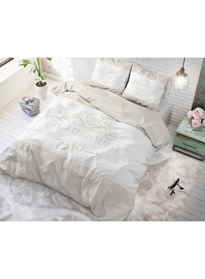 Dremahouse Dekbedovertrek Luxurious Creme - Katoen