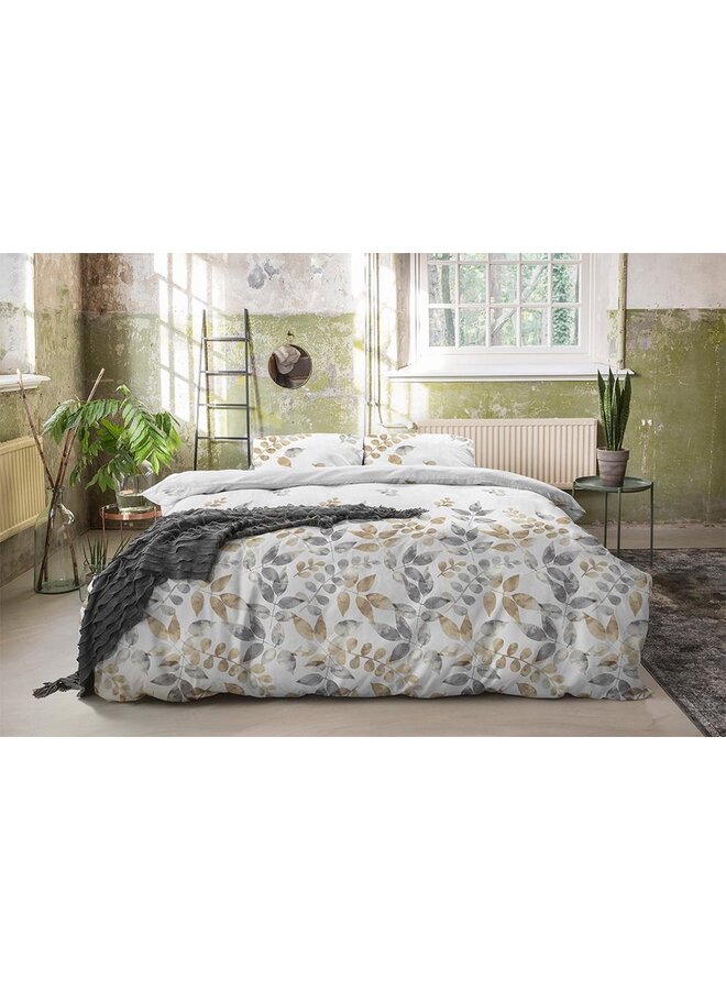 Dremahouse Dekbedovertrek Vira Grijs - Katoen