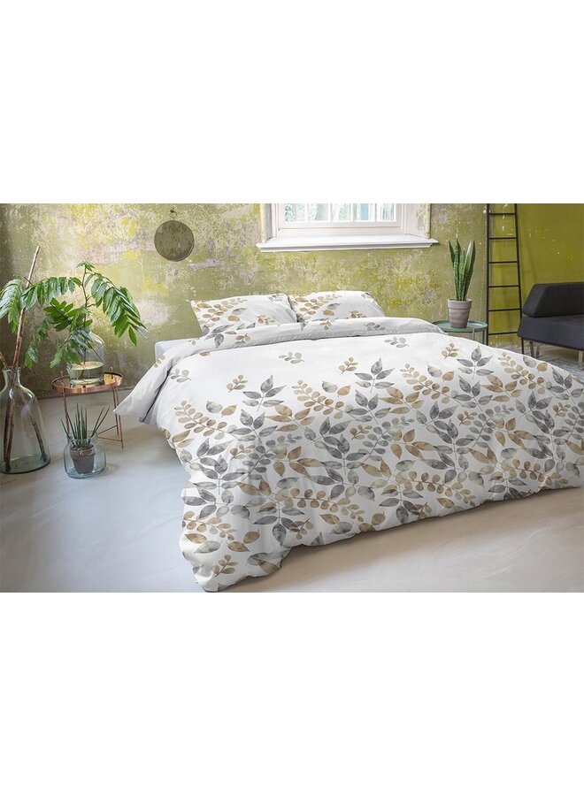 Dremahouse Dekbedovertrek Vira Grijs - Katoen