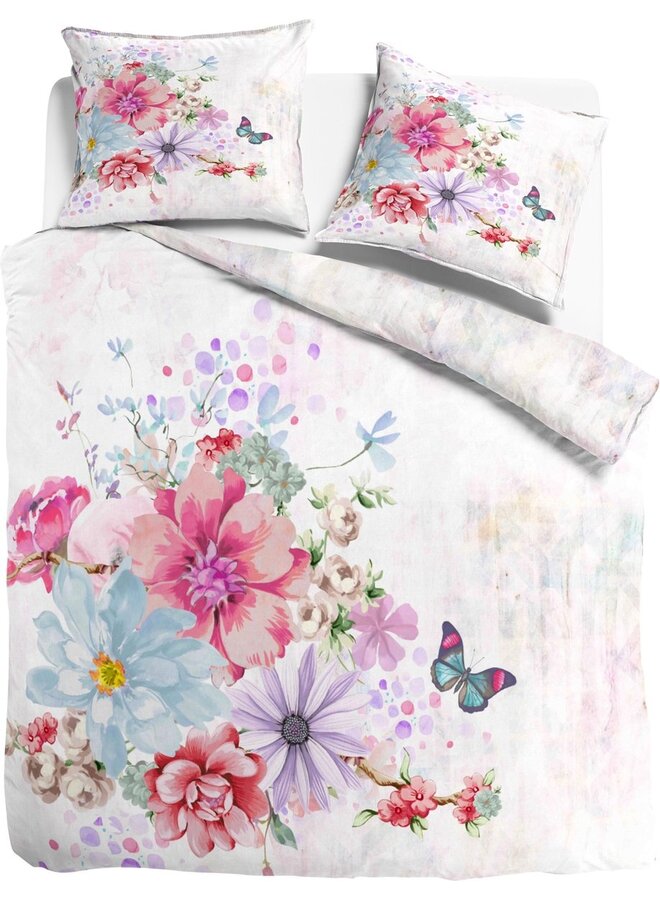 Dekbedovertrek Sarah Wit - Katoen