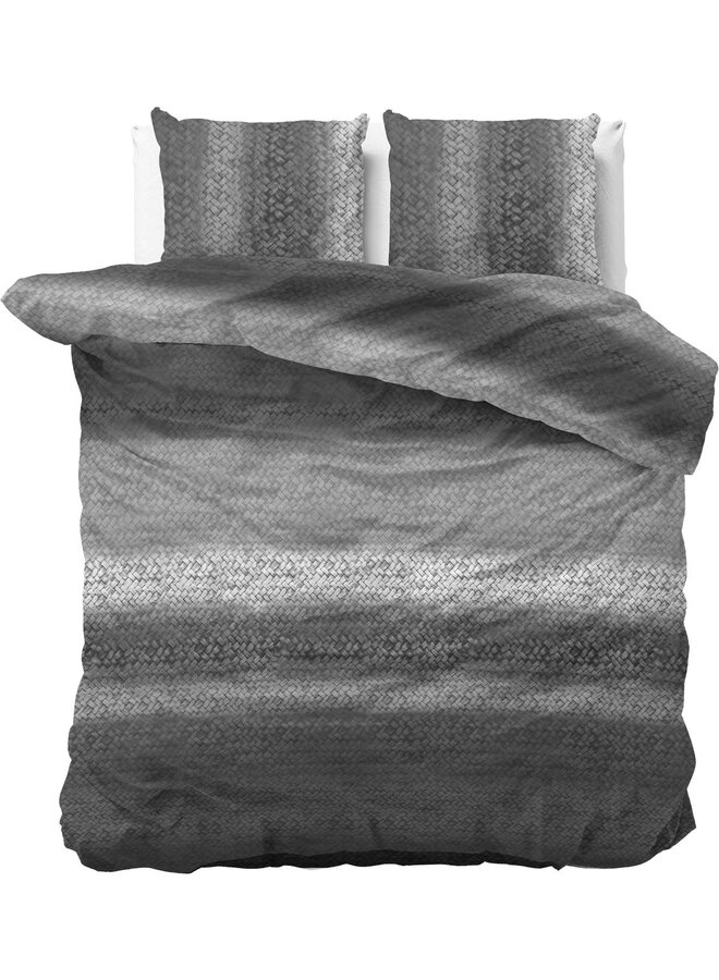 Dremahouse Dekbedovertrek Gradient Knits Antraciet - Katoen