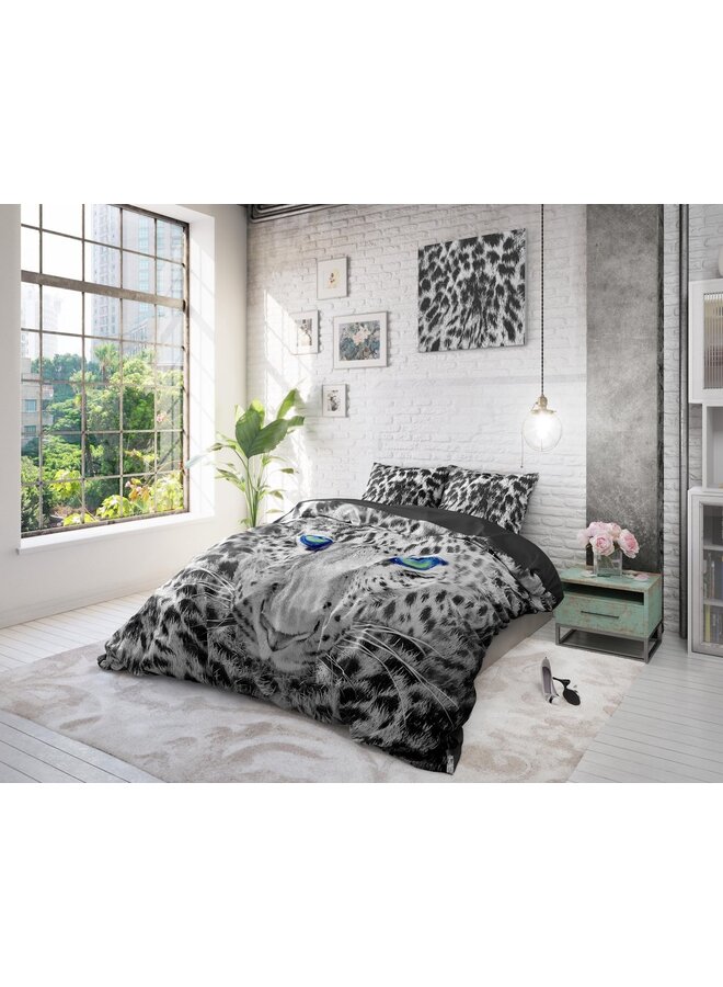 Dremahouse Dekbedovertrek Cheetah Grijs - Katoen