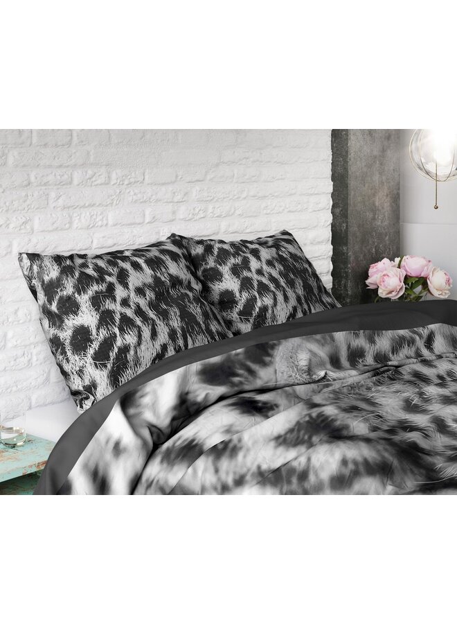 Dremahouse Dekbedovertrek Cheetah Grijs - Katoen