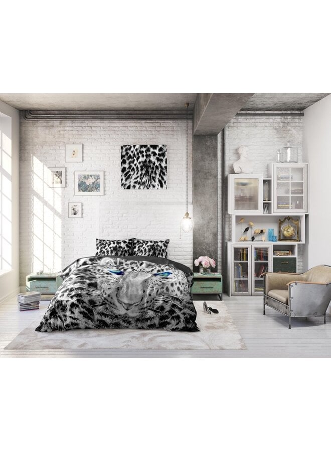 Dremahouse Dekbedovertrek Cheetah Grijs - Katoen