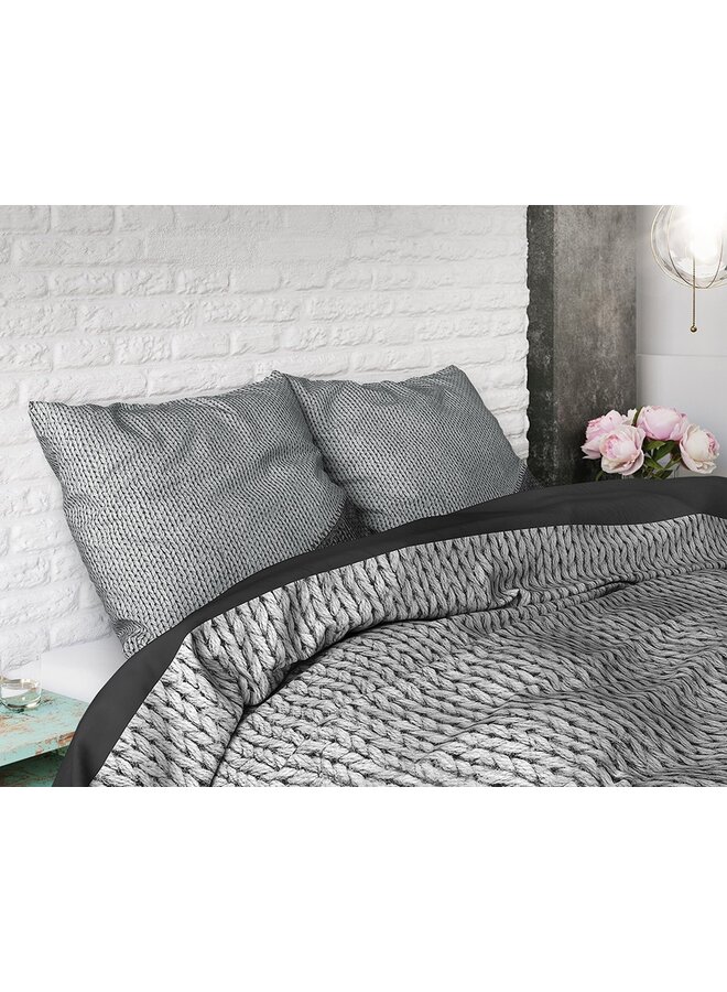 Dremahouse Dekbedovertrek Zipper Zwart - Katoen