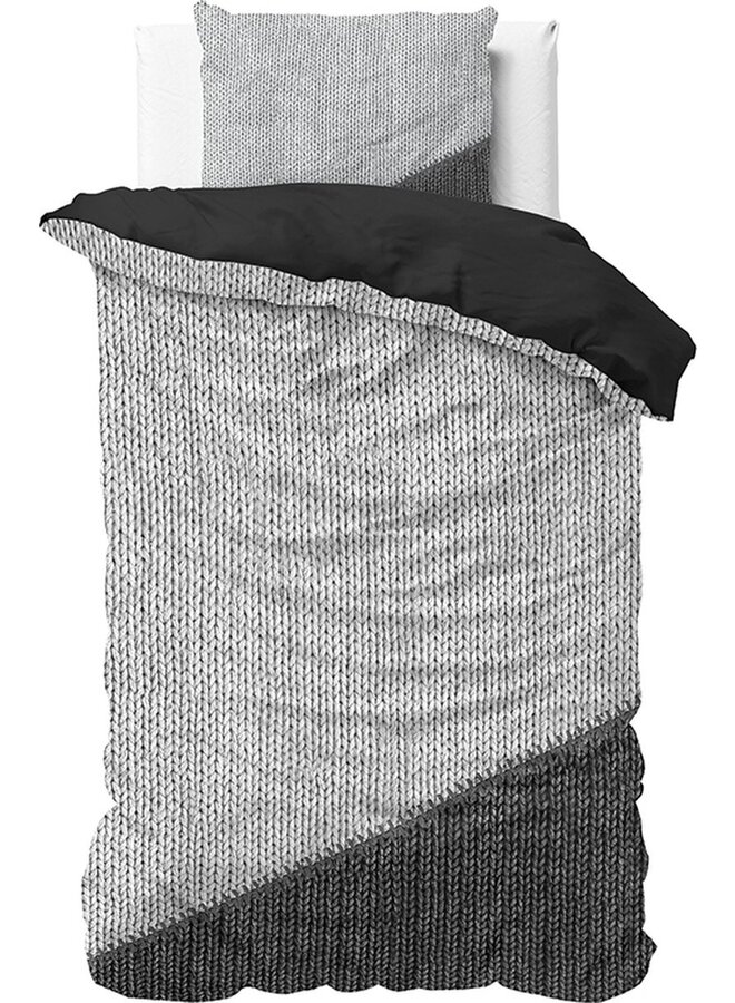 Dekbedovertrek Zipper Zwart - Katoen