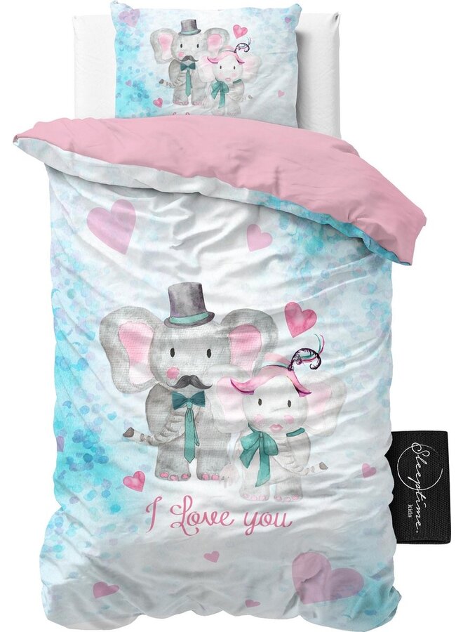 Dremahouse Dekbedovertrek Kids Baby Love Multi - Katoen