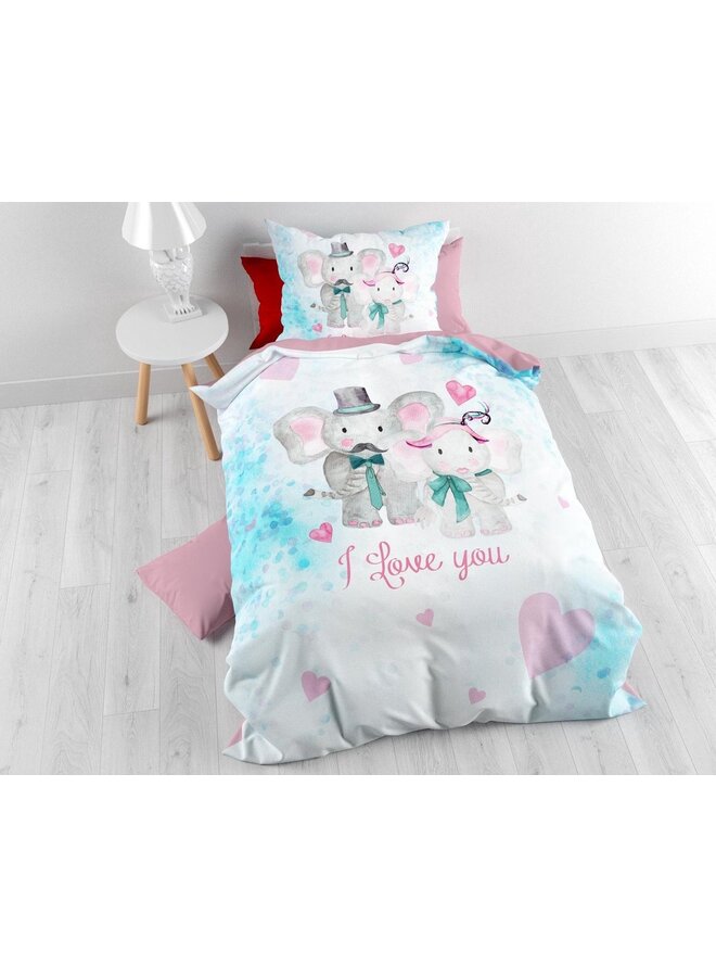 Dremahouse Dekbedovertrek Kids Baby Love Multi - Katoen