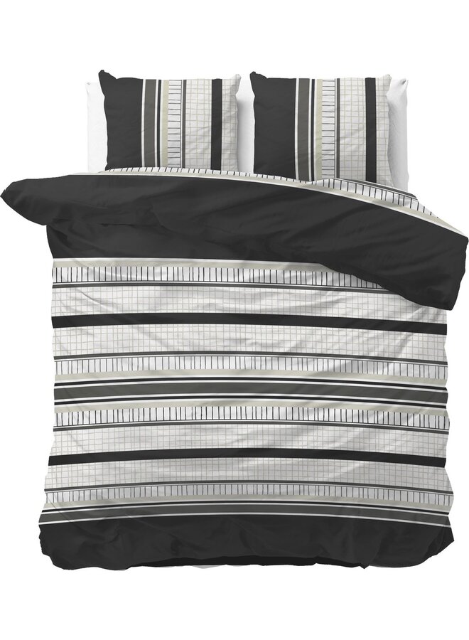 Dekbedovertrek Brex Wit - Blended Katoen