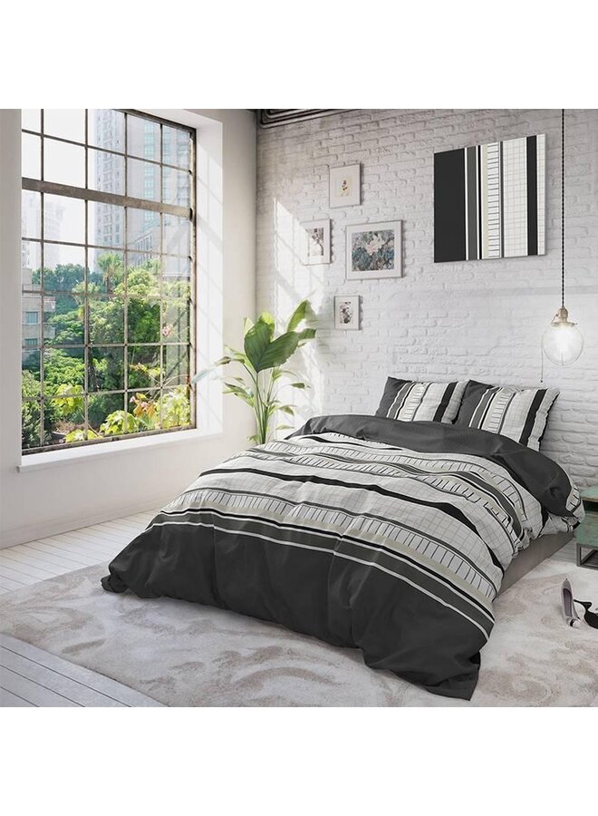 Sleeptime Dekbedovertrek Brex Wit - Blended Katoen