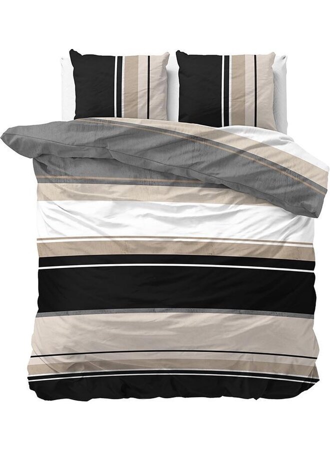 Sleeptime Dekbedovertrek Brexton Taupe - Blended Katoen