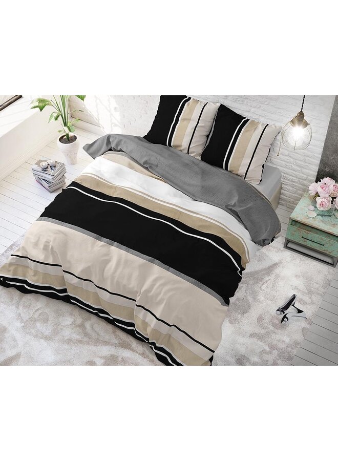 Sleeptime Dekbedovertrek Brexton Taupe - Blended Katoen