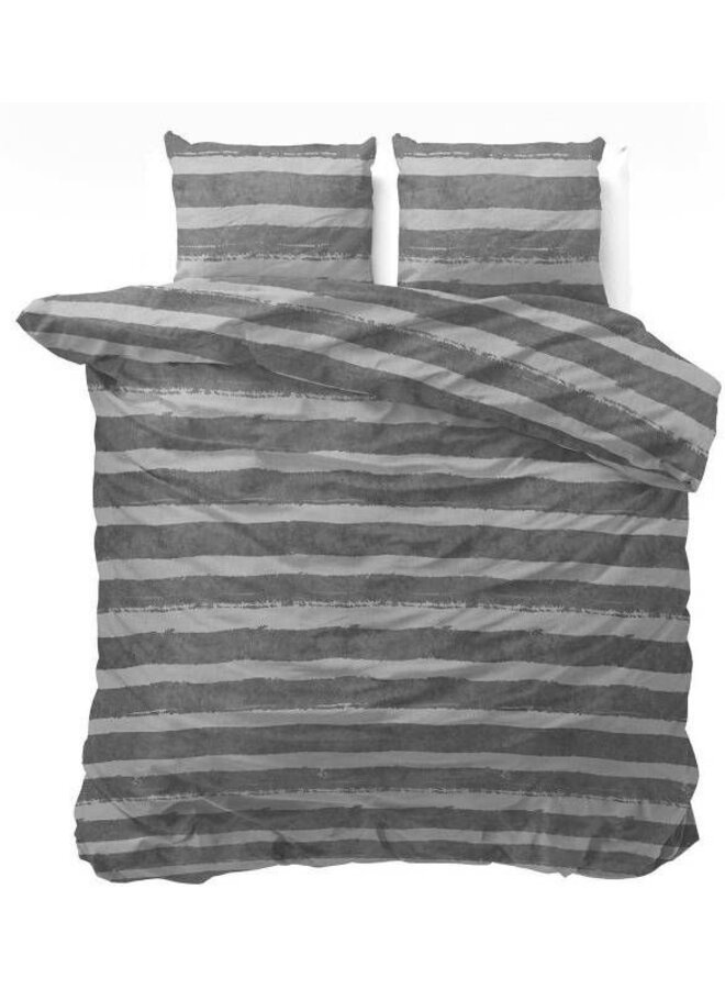 Blended Katoen Dekbedovertrek Grijs