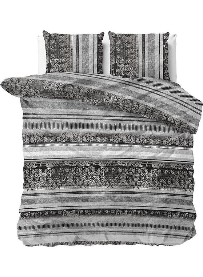 Sleeptime Dekbedovertrek Dixxy Antraciet - Blended Katoen