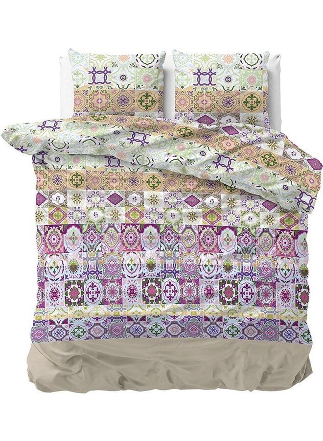 Sleeptime Dekbedovertrek Morocco Creme - Blended Katoen