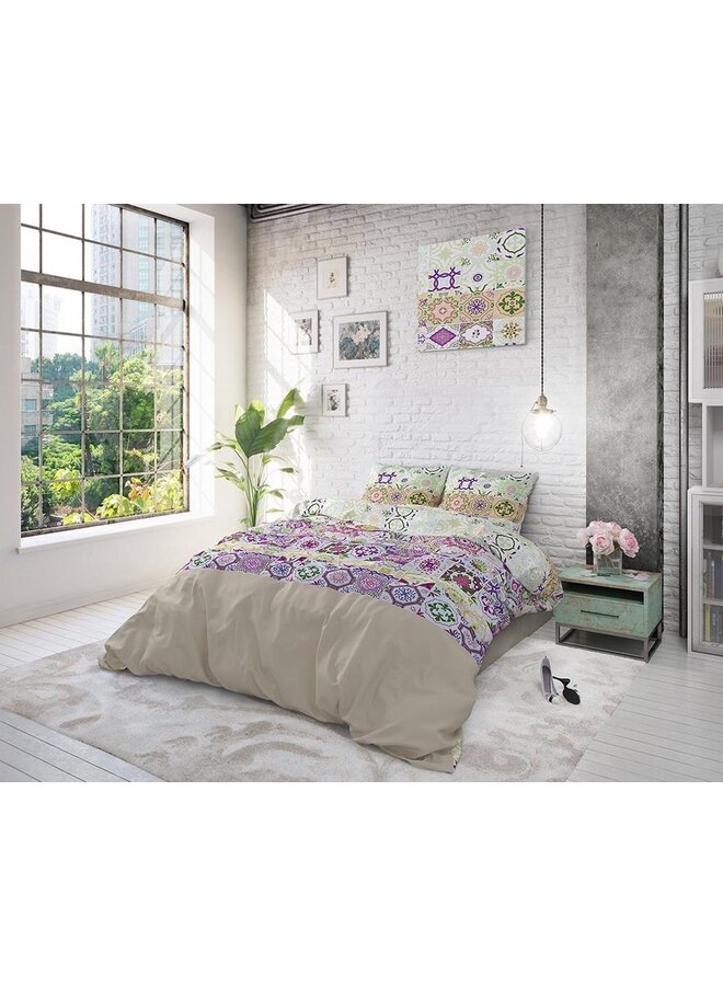 Sleeptime Dekbedovertrek Morocco Creme - Blended Katoen