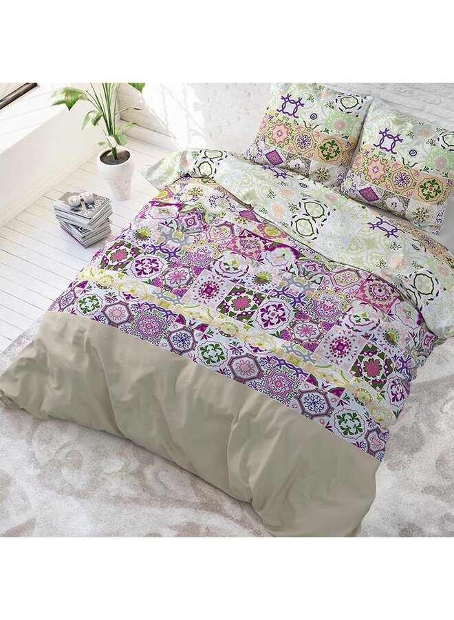 Sleeptime Dekbedovertrek Morocco Creme - Blended Katoen